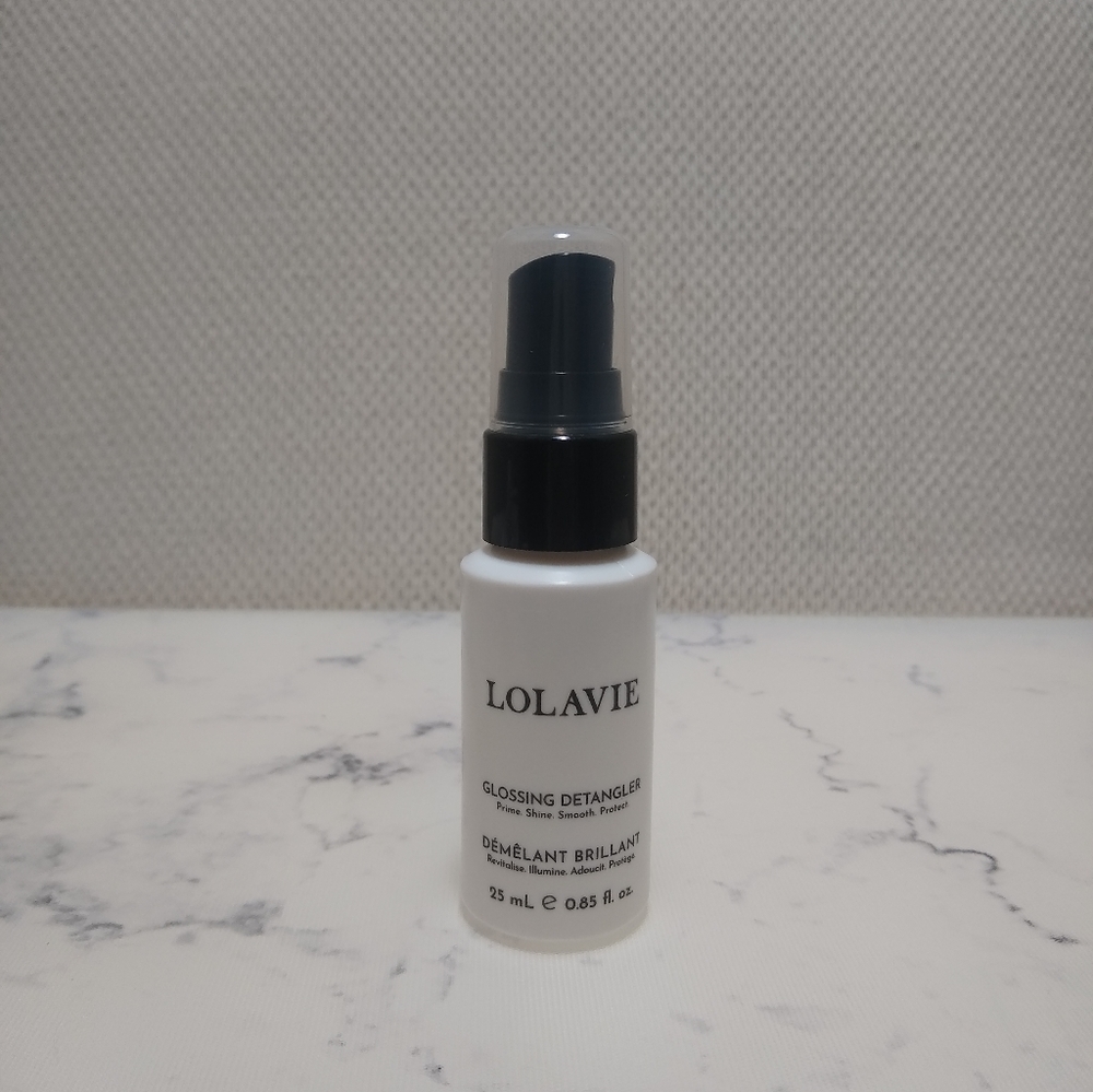 Lolavie Glossing Detangler Prime Shine Smooth Protect Travel Mini 0.85oz